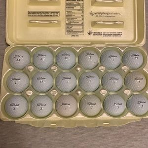 18 Titleist Pro V1 Golf Balls